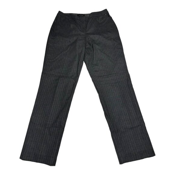 Talbots Wool Pinstripe Pants Gray Size 6 - Picture 8 of 9